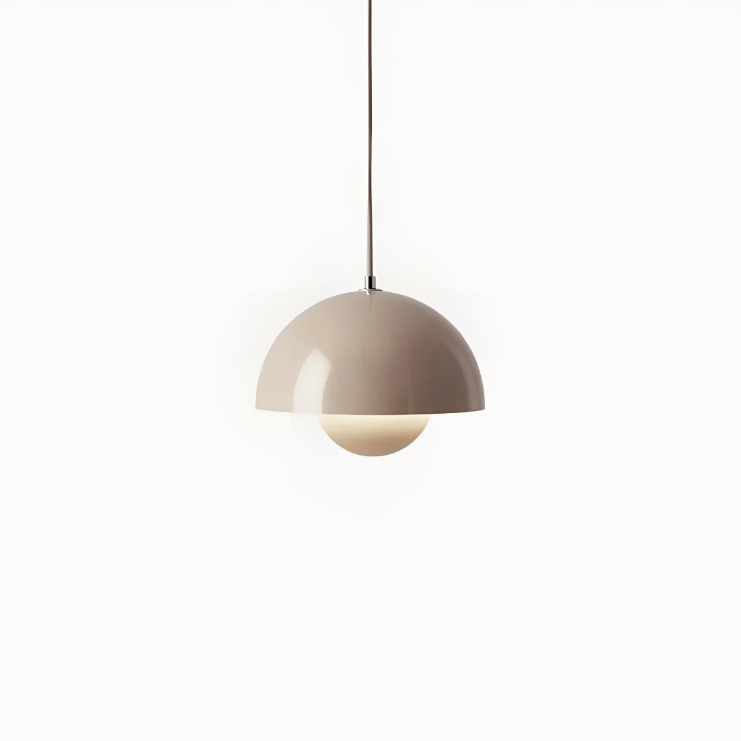 Flowerpot Styled Pendant Light With Flower Bud Design