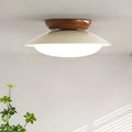Flush Mount Ceiling Light Fixture With Mid Century Minimalist Dome Design