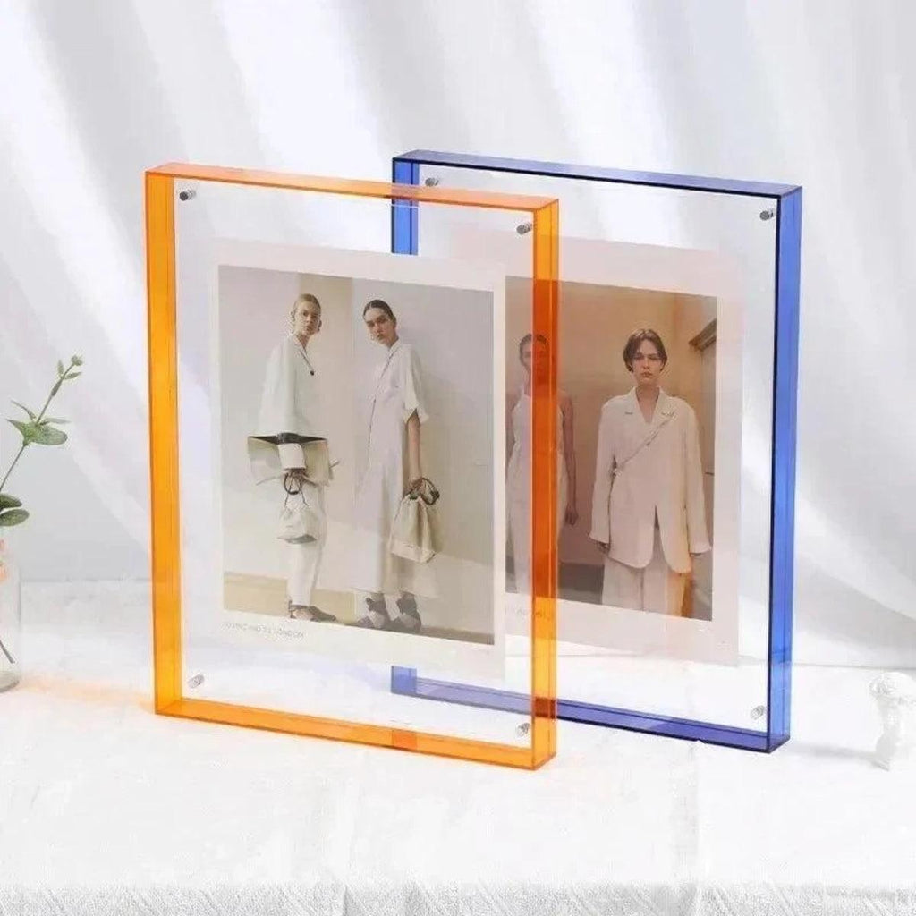 Gallery Wall Picture Frame Display With Vibrant Edge For Framed Photos And Posters