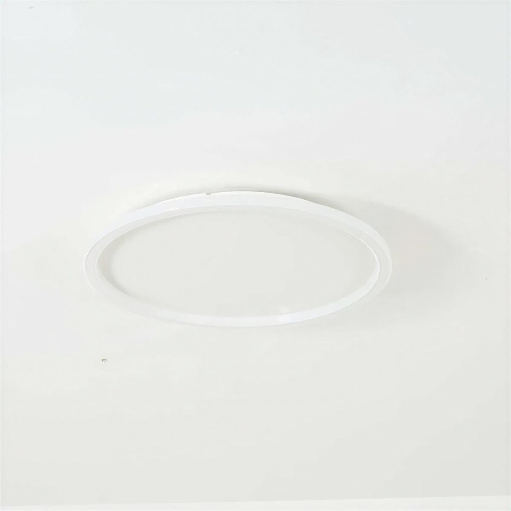 Halo Ring Round Flush Mount Ceiling Light With Ambient Glow