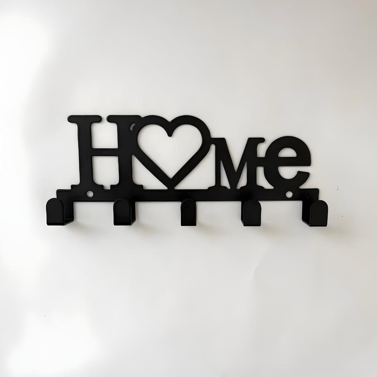 Home Wall Mounted Entryway Key Holder With Hooks