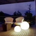 Indoor And Outdoor Globe Floor Lamp With Remote Control