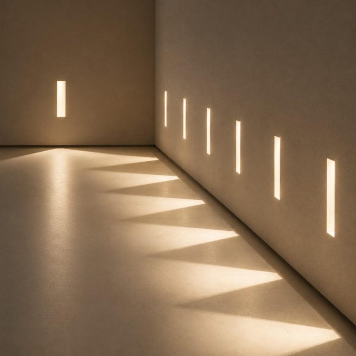 Indoor Stairwell Light Fixtures With Recessed Design