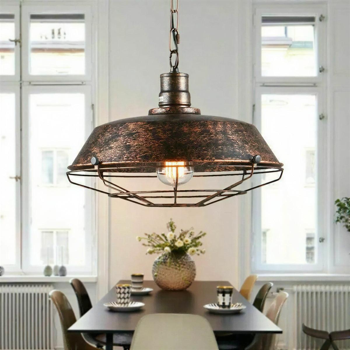 Industrial Rustic Pendant Light For Bars And Restaurants