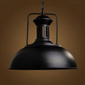 Industrial Vintage Styled Dome Shaded Pendant Light For Rustic Dining