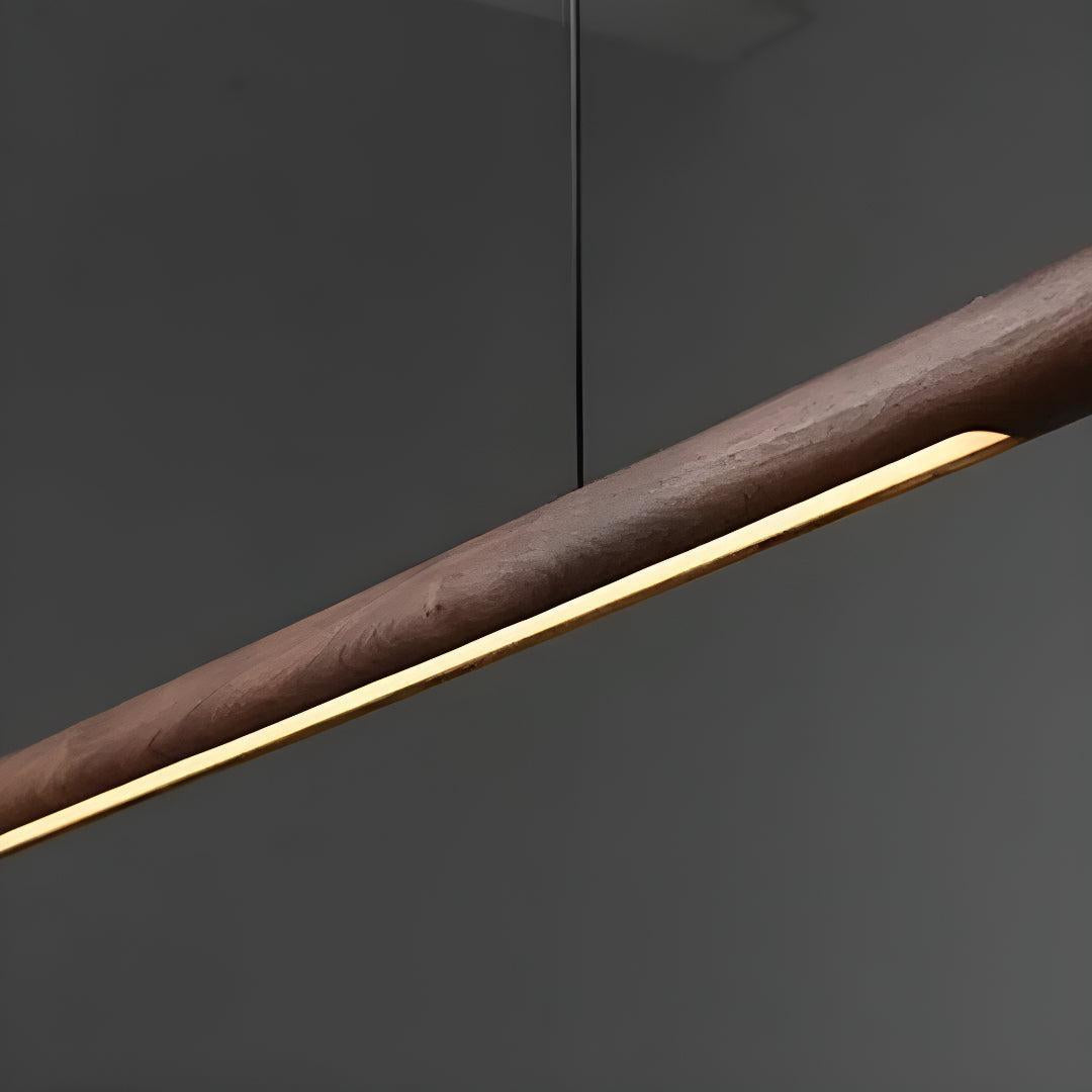 Kitchen Island Pendant Light Fixture With Contemporary Linear Bar Design