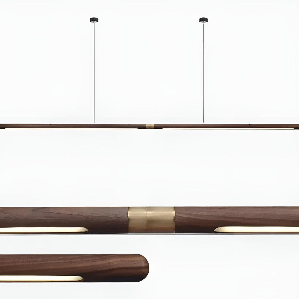 Kitchen Island Pendant Light Fixture With Contemporary Linear Bar Design