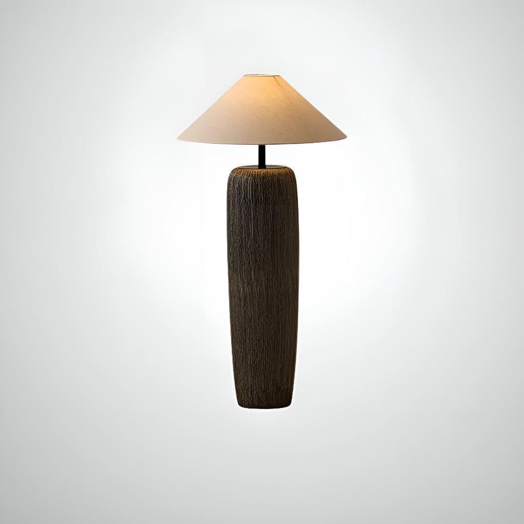 Living Room Floor Lamp With Minimalistic Sculptural Ambient Japanese Glow