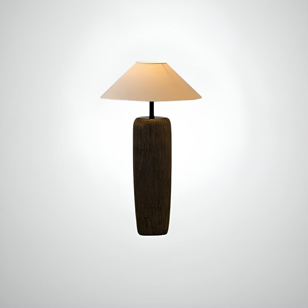 Living Room Floor Lamp With Minimalistic Sculptural Ambient Japanese Glow