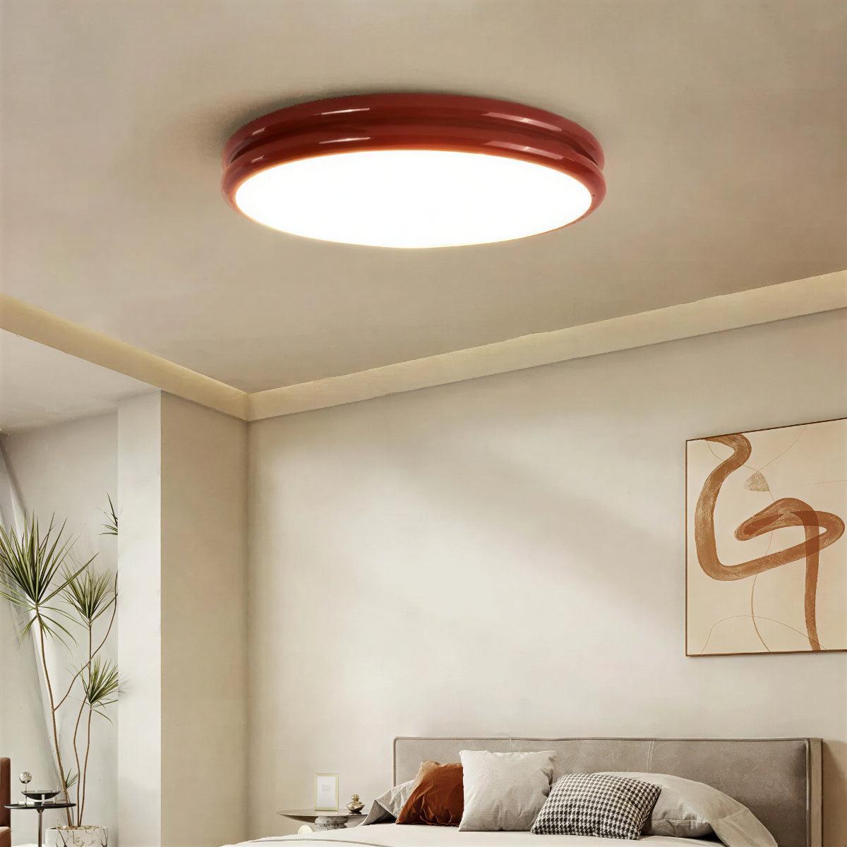 Low Profile Circular Flush Mount Ceiling Light