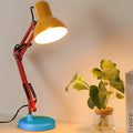 Memphis Styled Adjustable Desk Lamp With Adjustable Arm