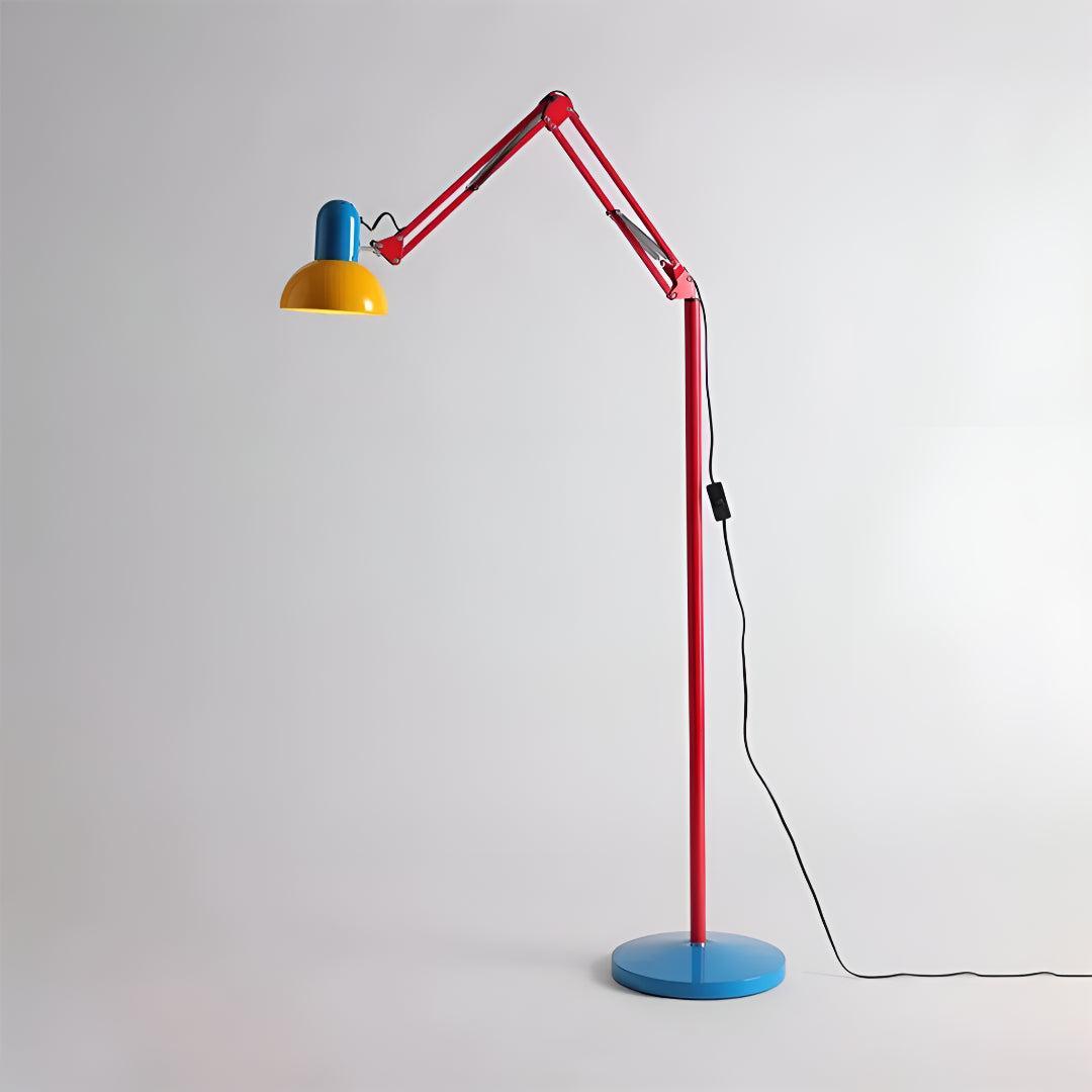 Memphis Styled Floor Light With Adjustable Reading Light