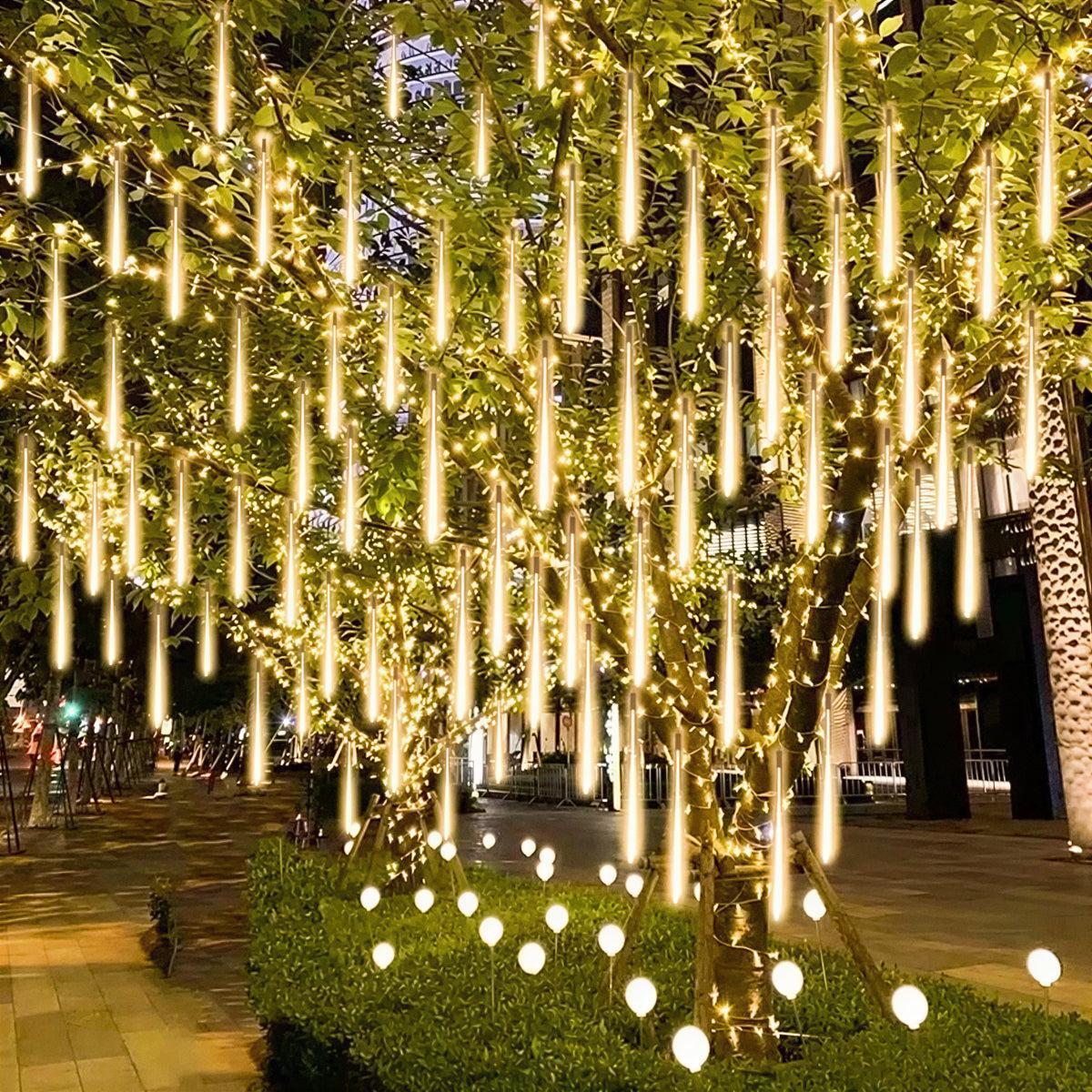 Meteor Shower String Lights For Outdoor Trees