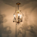 Mini Decorative Vintage Crystal Ceiling Chandelier Light