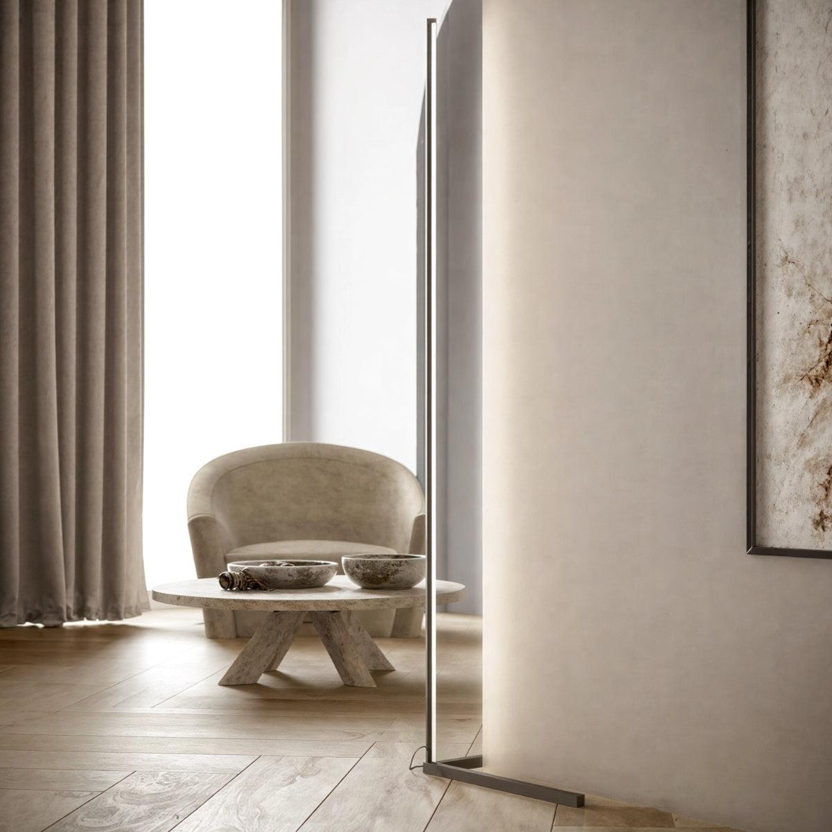 Minimalist Bar Floor Lamp For Living Room With Dimmable Light