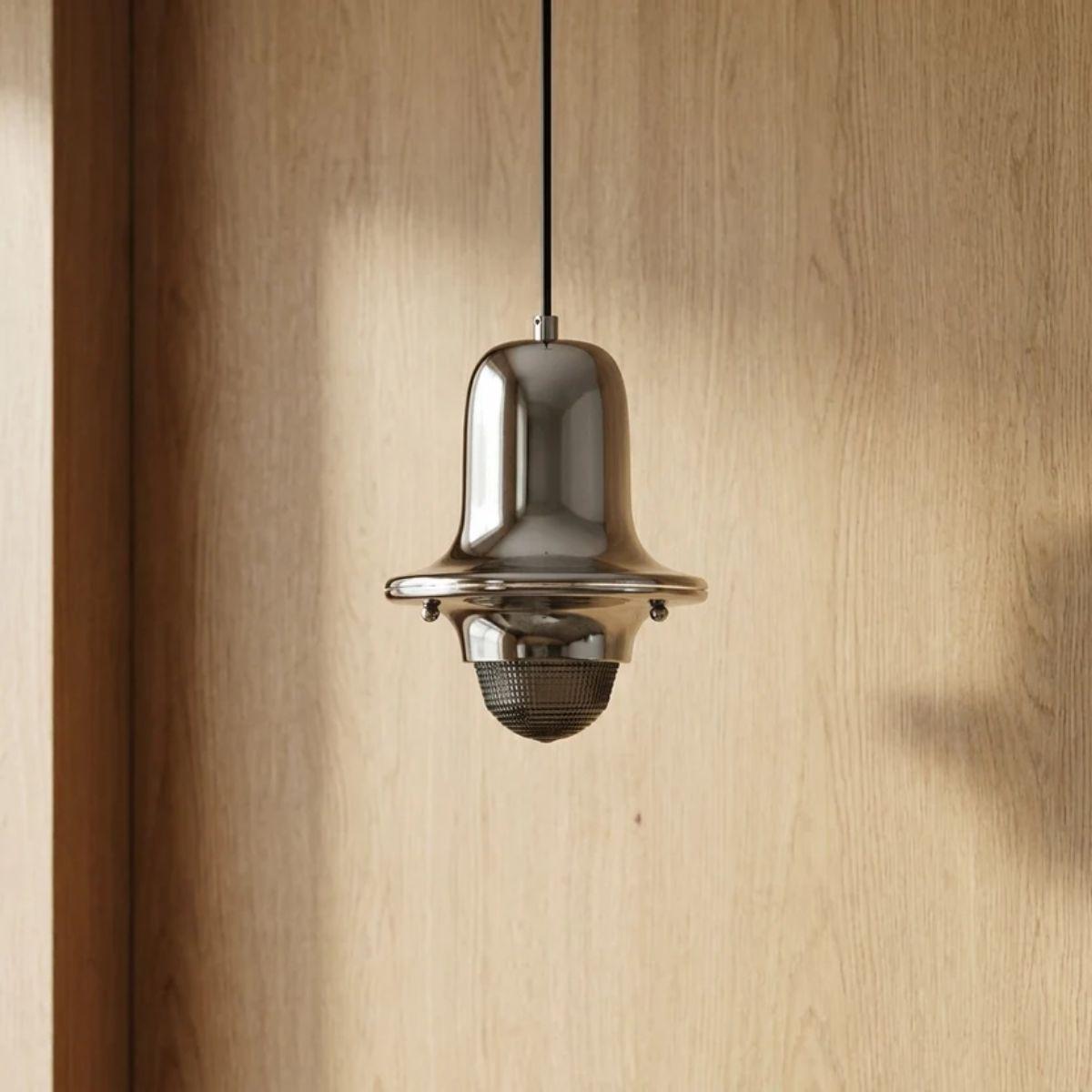 Minimalist Metal Pendant Light with Geometric Bauhaus Design