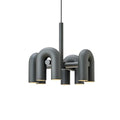 Modern Above Head Ceiling Chandelier With Adjustable U-Shape Lights