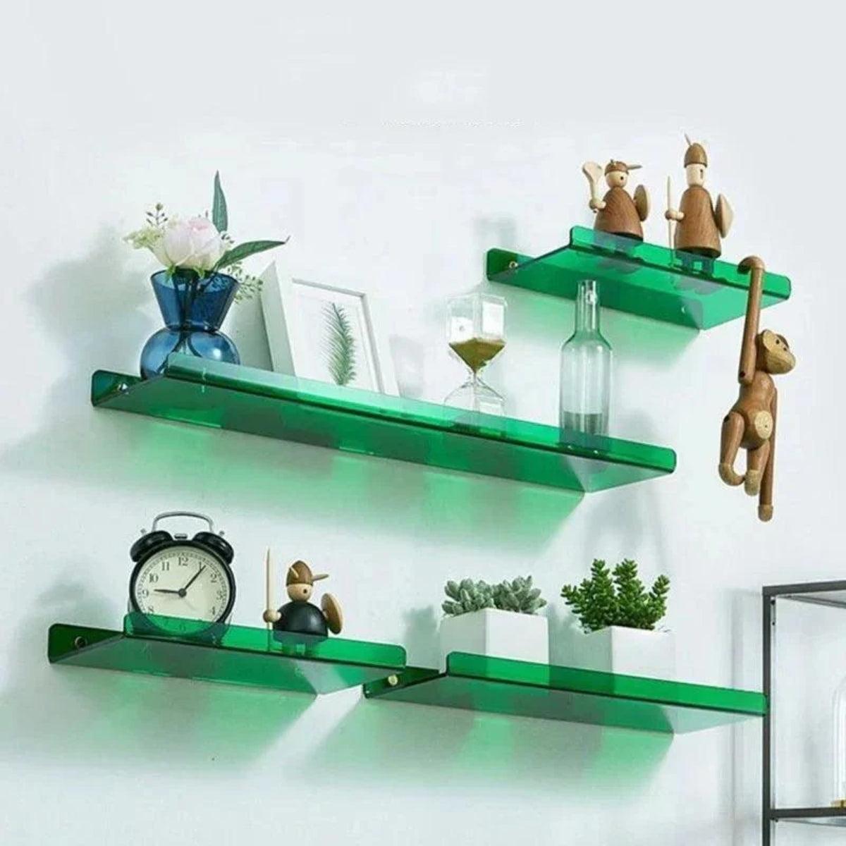 Modern Acrylic Floating Wall Shelf For Home Organization