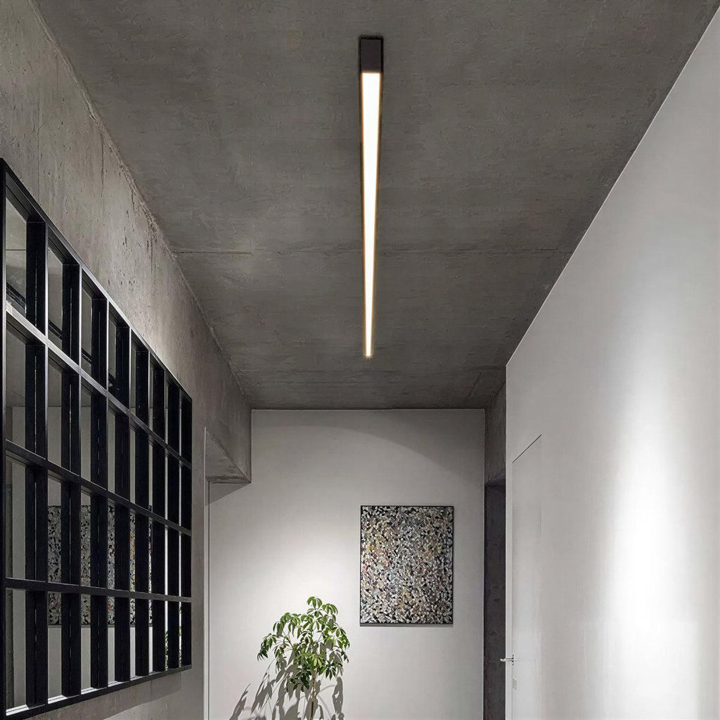 Modern Linear Bar Flush Mount Ceiling Light Fixture