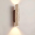 Modern Marble Styled Wall Sconce Light Fixture With Up Down Illumination