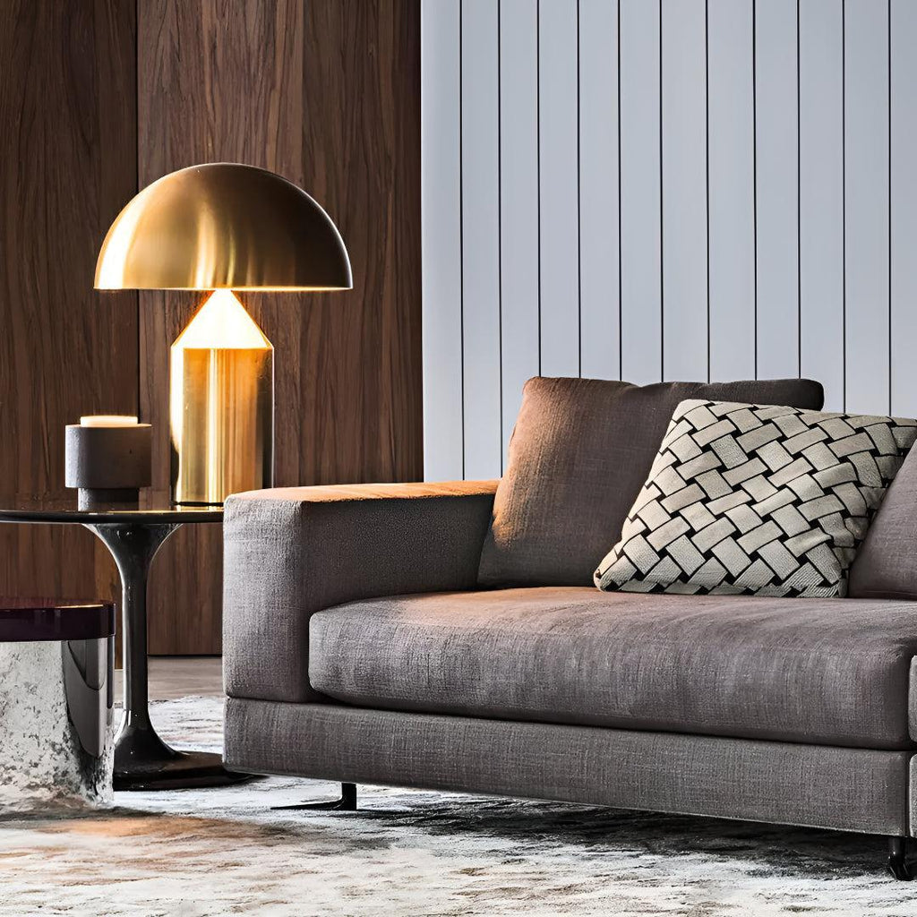 Modern Mushroom Styled Table Lamps With Dome Shade Design