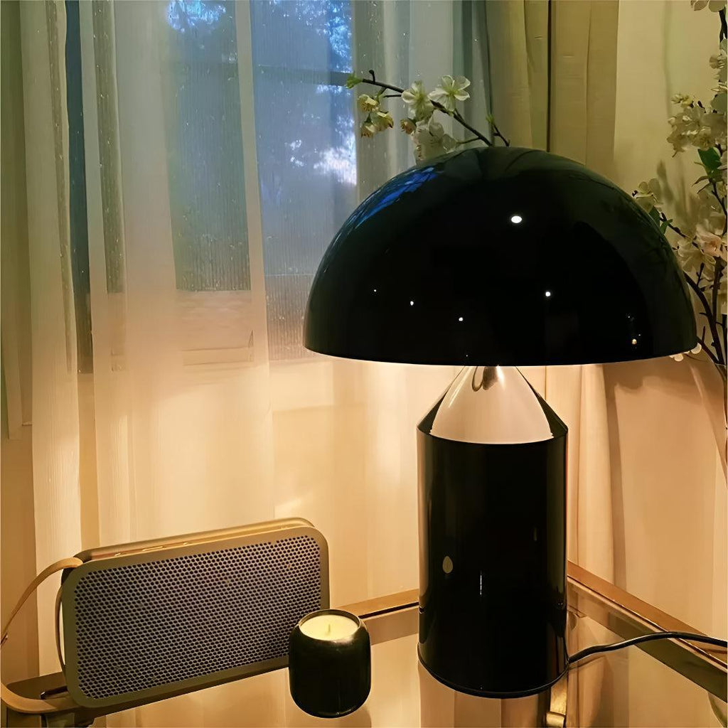 Modern Mushroom Styled Table Lamps With Dome Shade Design