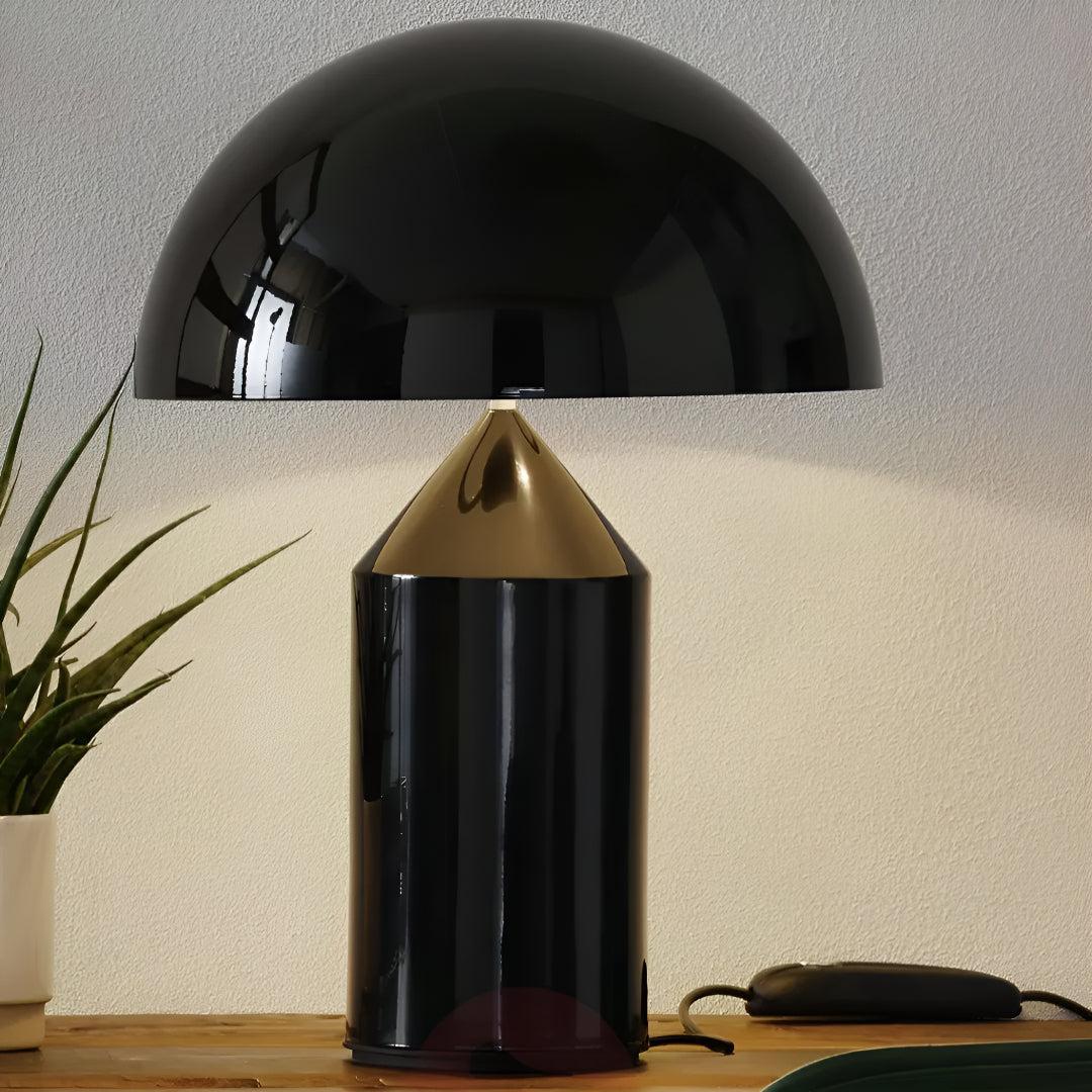 Modern Mushroom Styled Table Lamps With Dome Shade Design