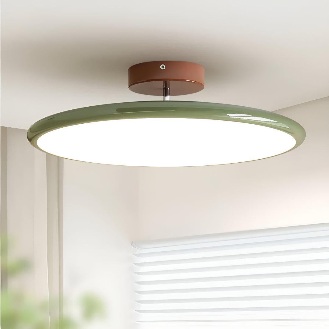 Modern Semi Flush Mount Ceiling Light Fixture With Adjustable Angle Design