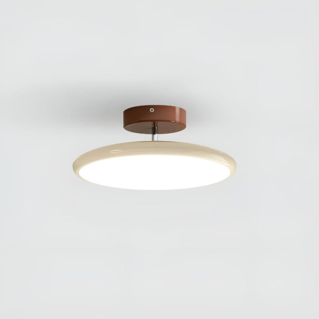 Modern Semi Flush Mount Ceiling Light Fixture With Adjustable Angle Design