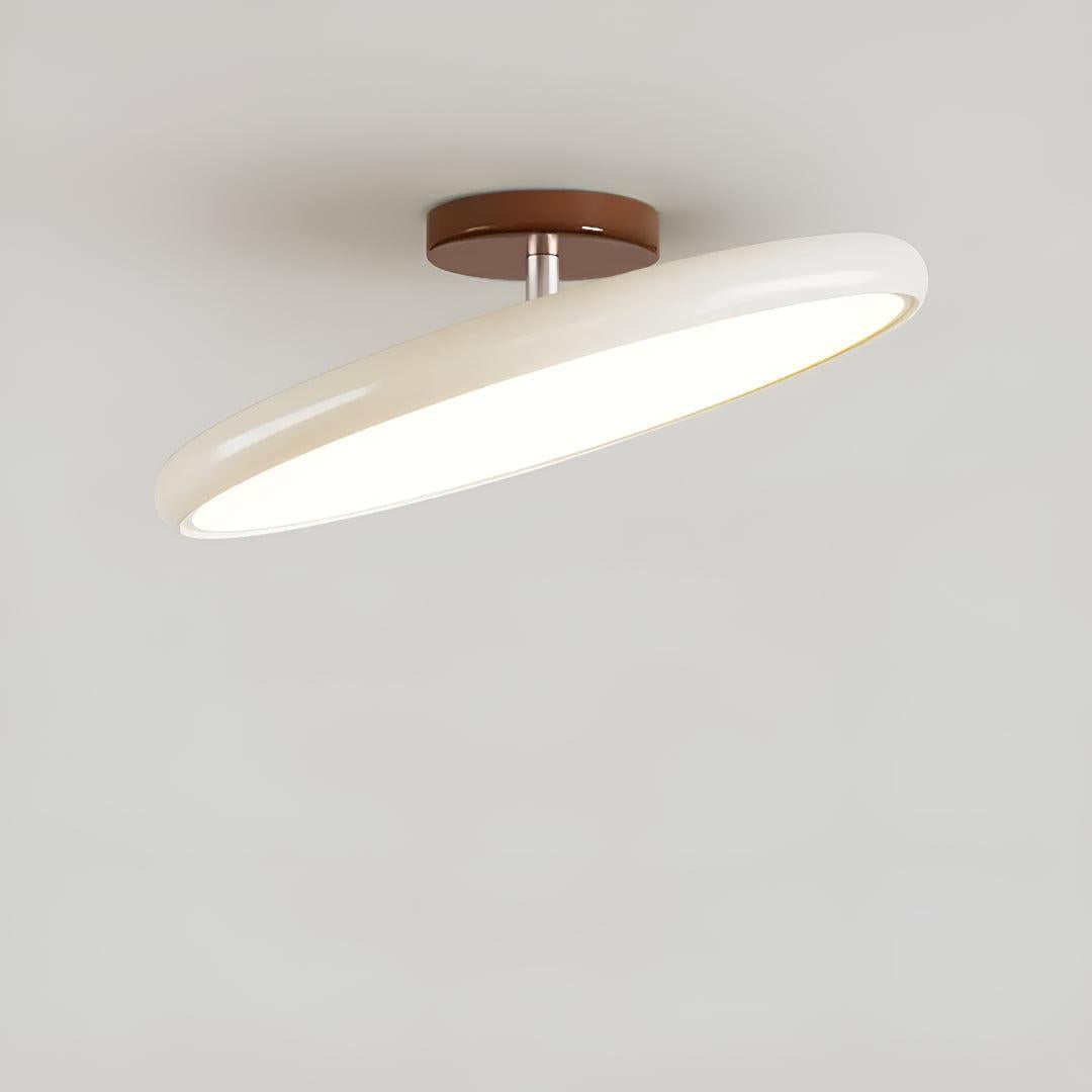 Modern Semi Flush Mount Ceiling Light Fixture With Adjustable Angle Design