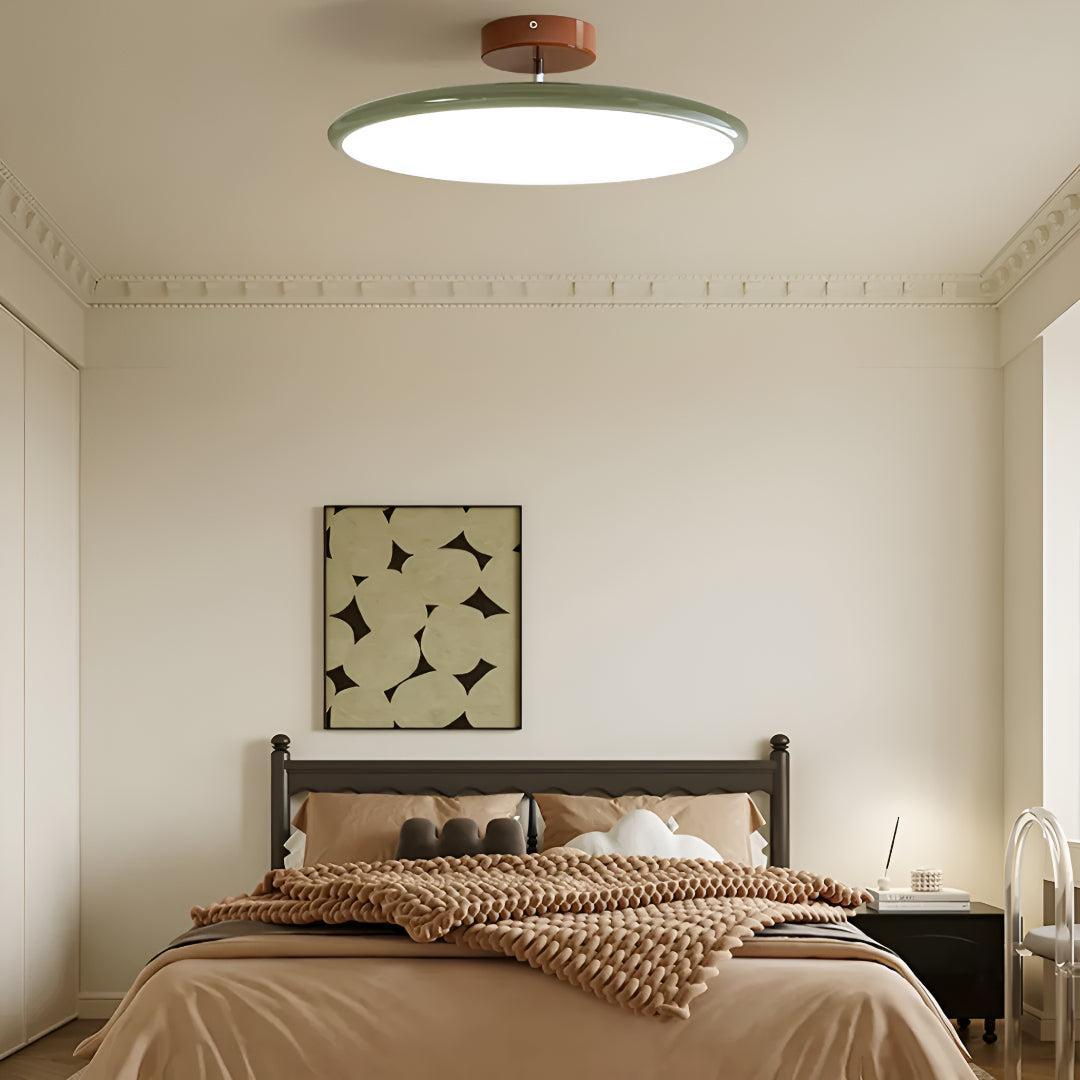 Modern Semi Flush Mount Ceiling Light Fixture With Adjustable Angle Design