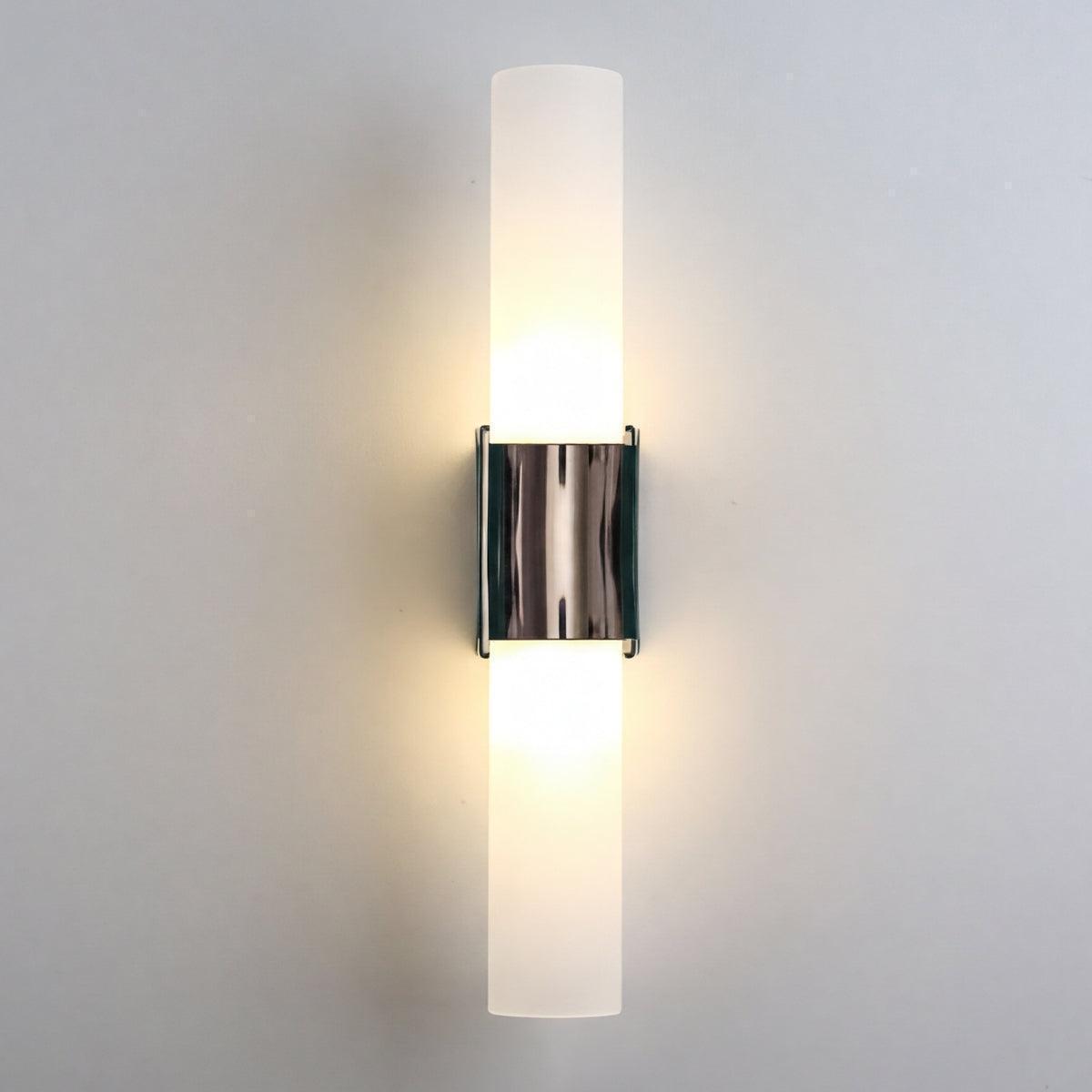 Modern Sleek Double Headed Wall Sconce Light with Dual Up Down Design