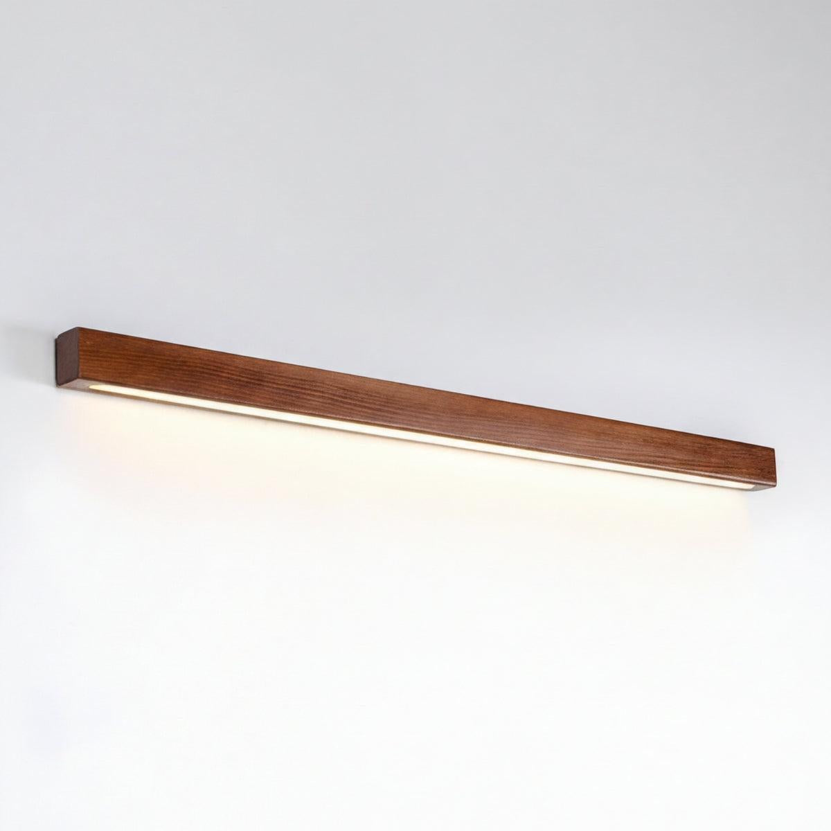 Modern Slim Wood Bar Light Fixture