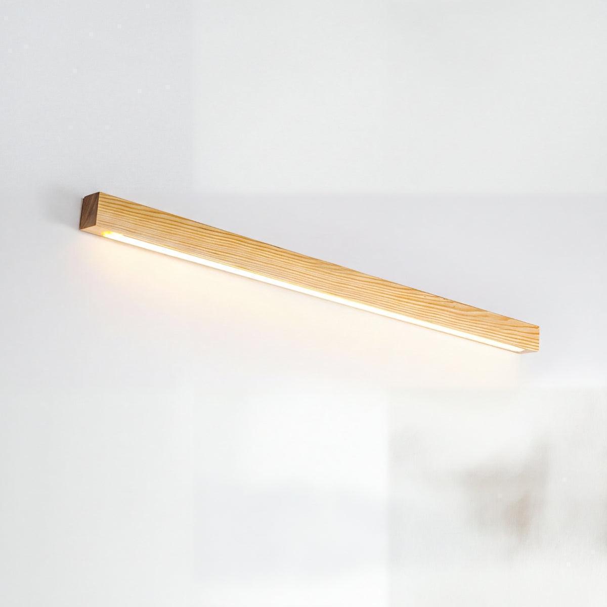 Modern Slim Wood Bar Light Fixture