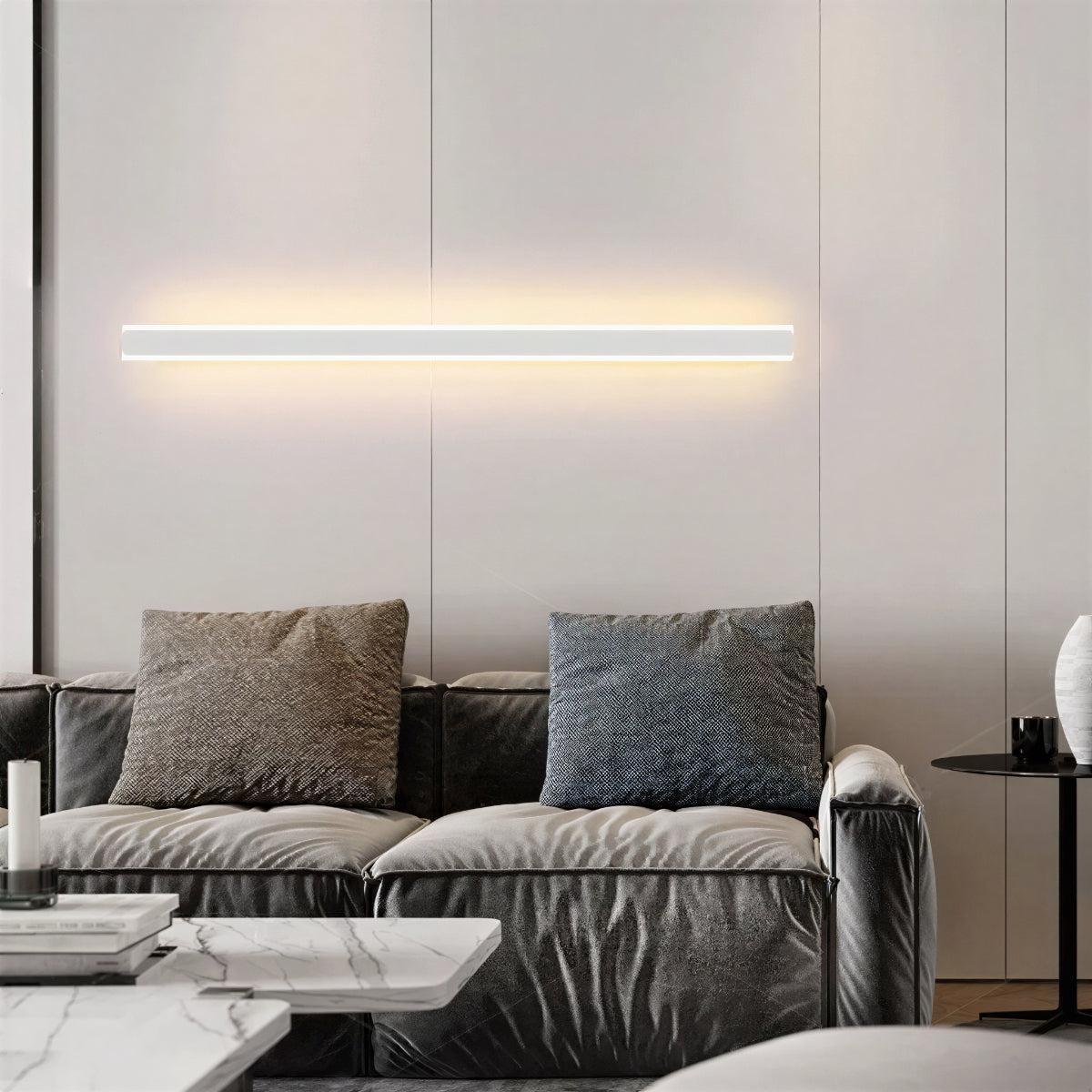 Modern Vertical And Horizontal Bar Wall Sconce Light With Ambient Lighting