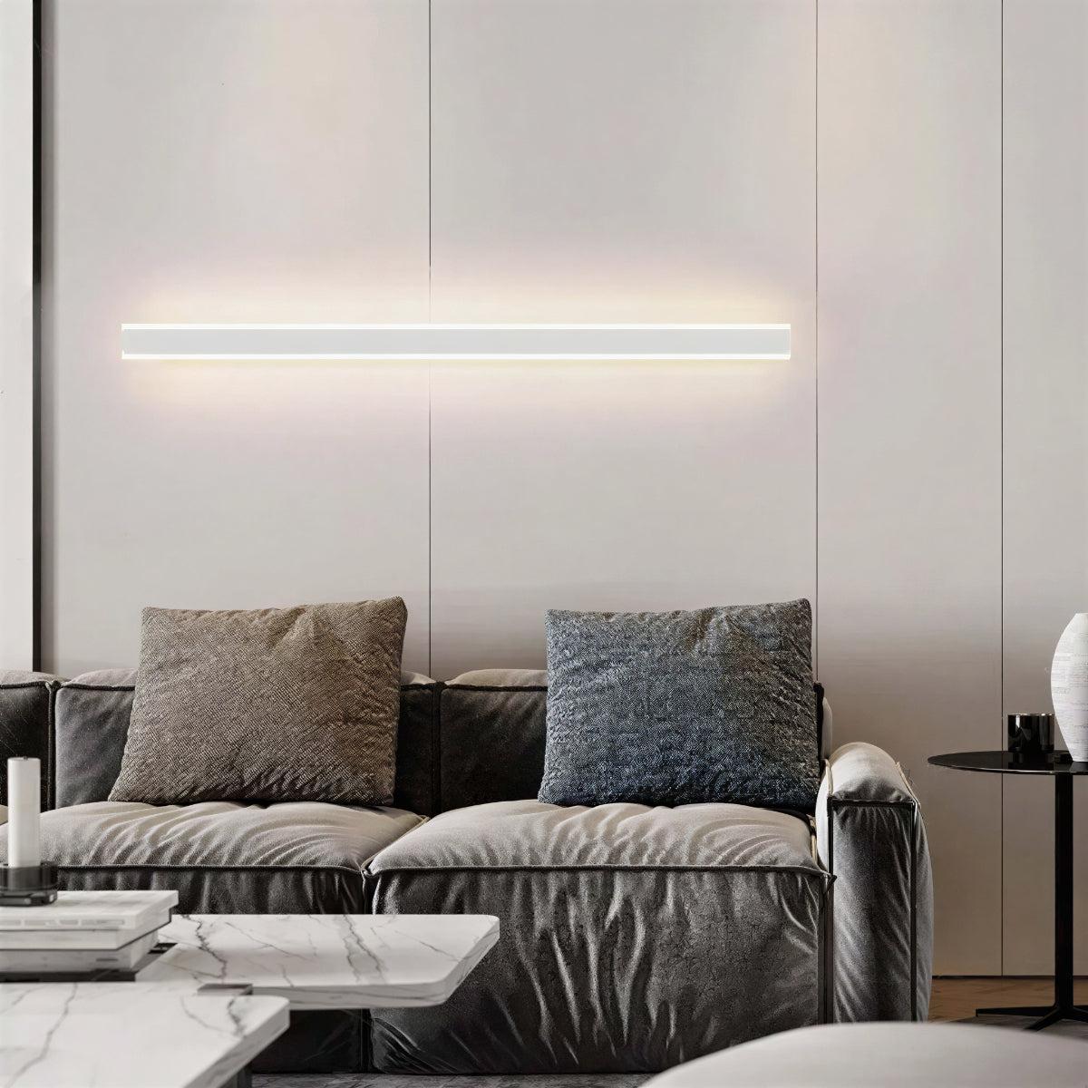 Modern Vertical And Horizontal Bar Wall Sconce Light With Ambient Lighting