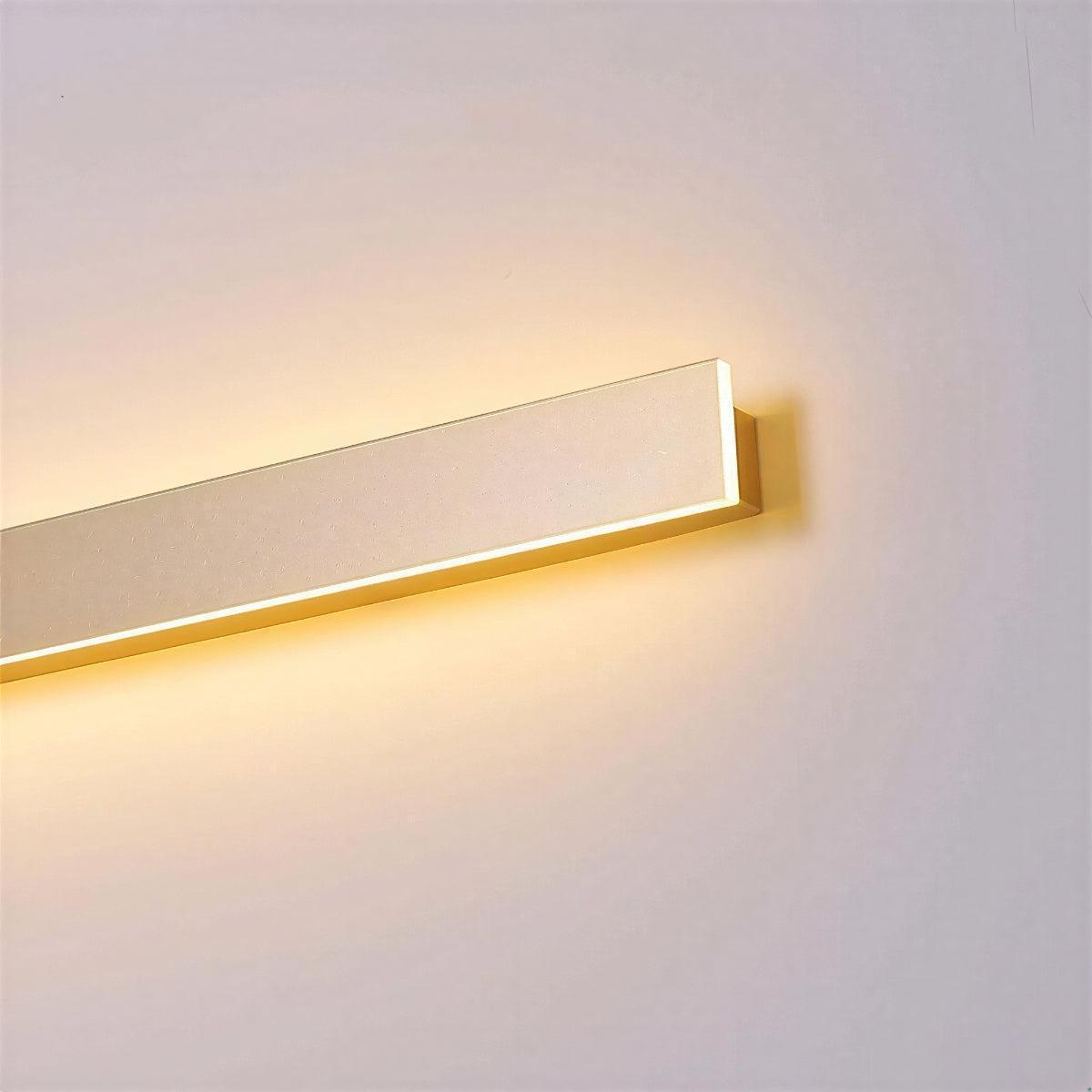 Modern Vertical And Horizontal Bar Wall Sconce Light With Ambient Lighting