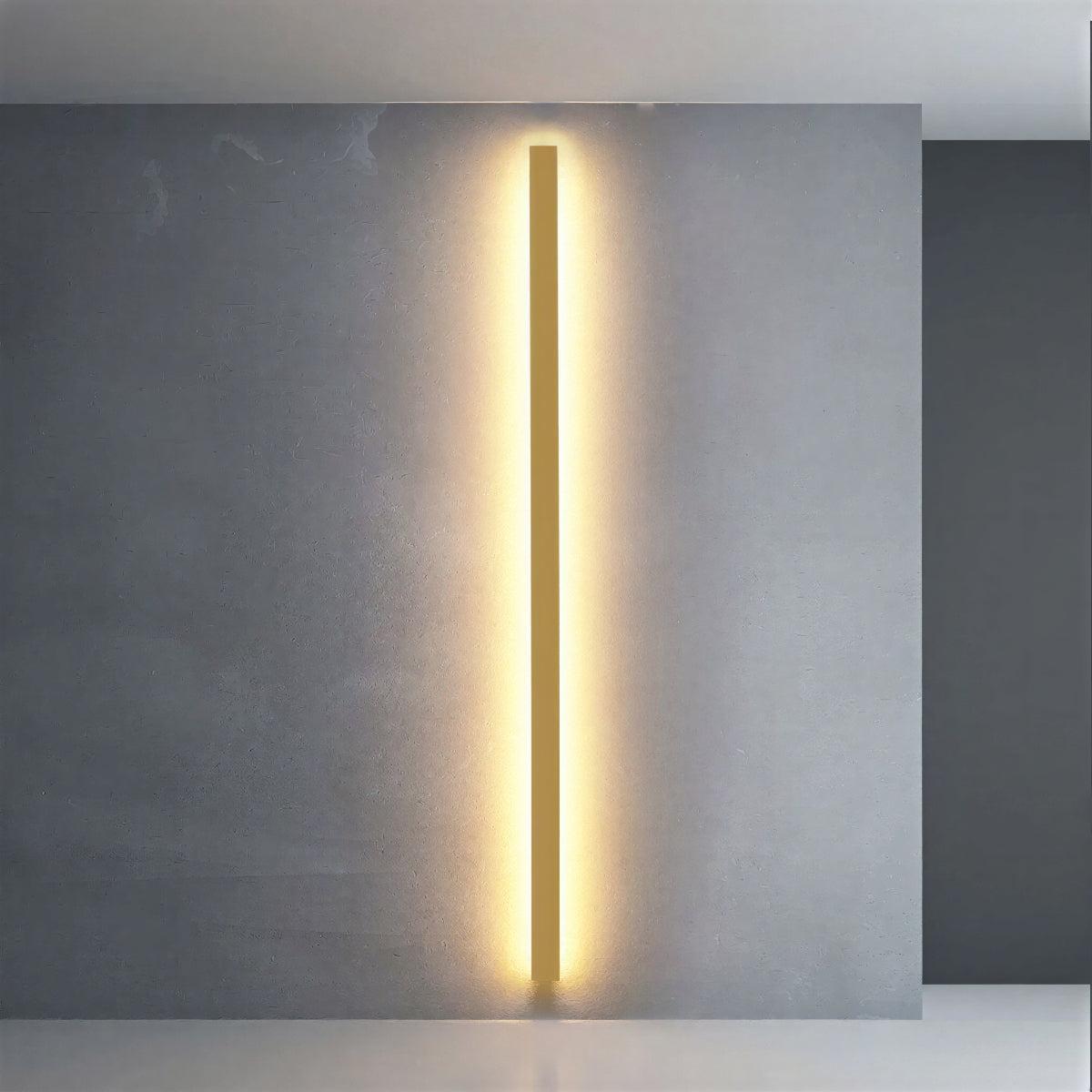 Modern Vertical And Horizontal Bar Wall Sconce Light With Ambient Lighting