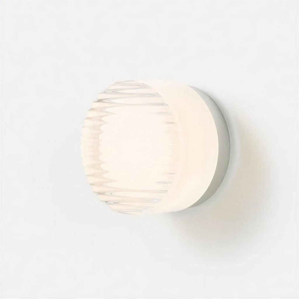 Modern Wall Sconce Light With Grated Design And Ambient Glow