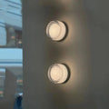 Modern Wall Sconce Light With Grated Design And Ambient Glow