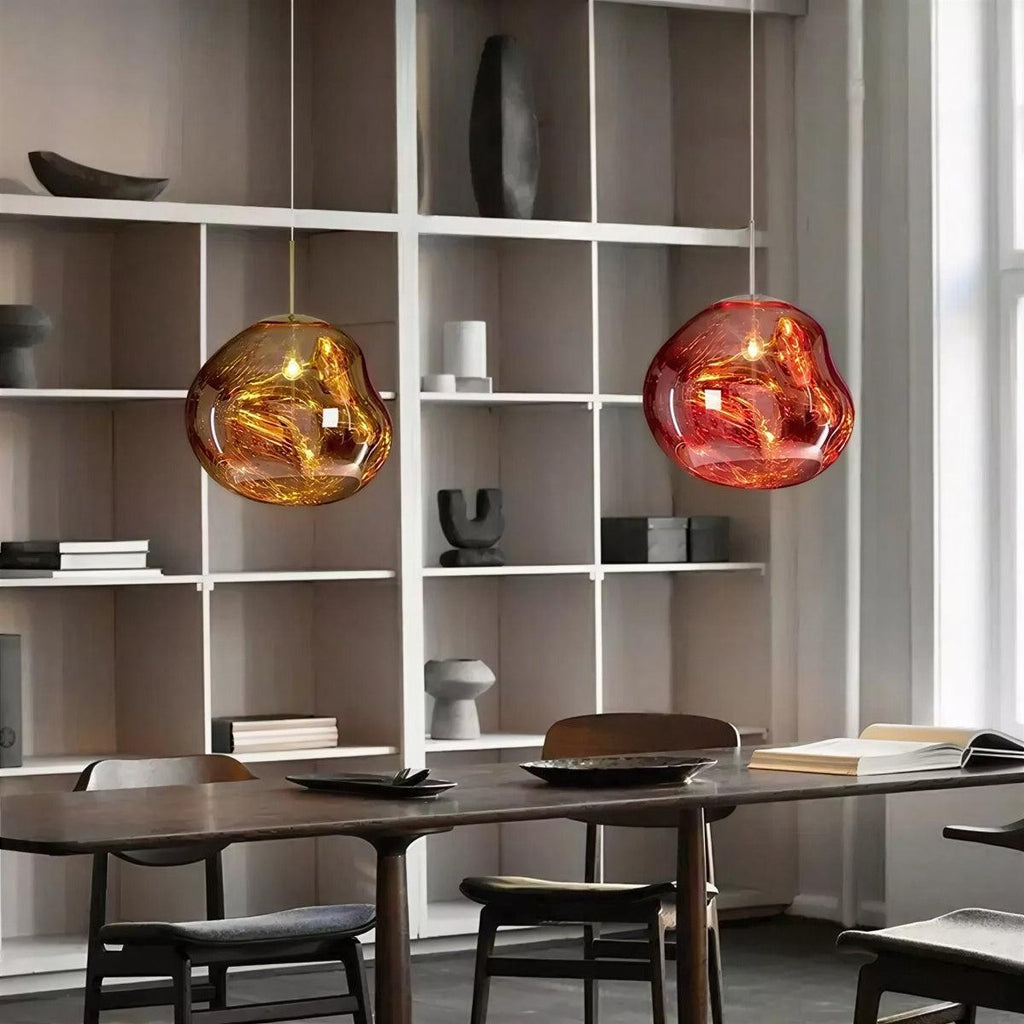 Molten Lava Styled Hanging Pendant Light