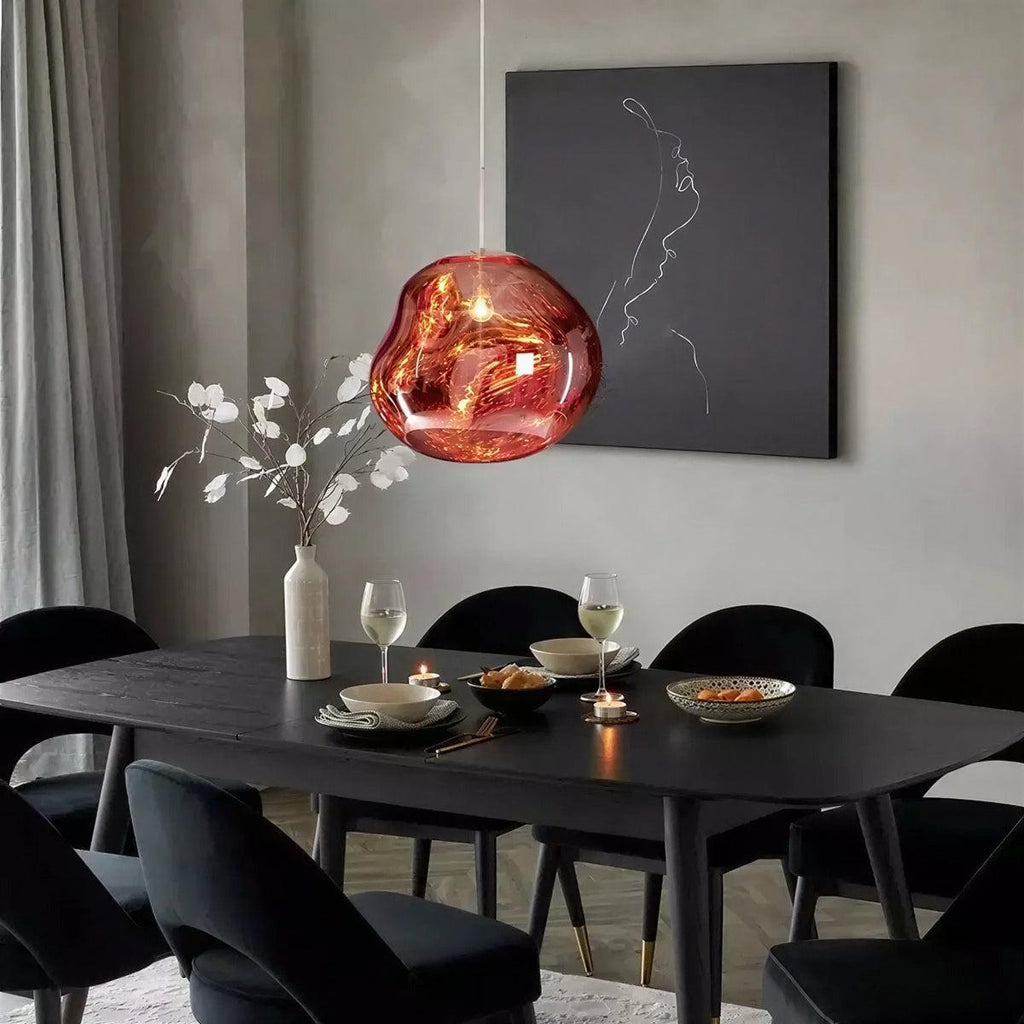 Molten Lava Styled Hanging Pendant Light