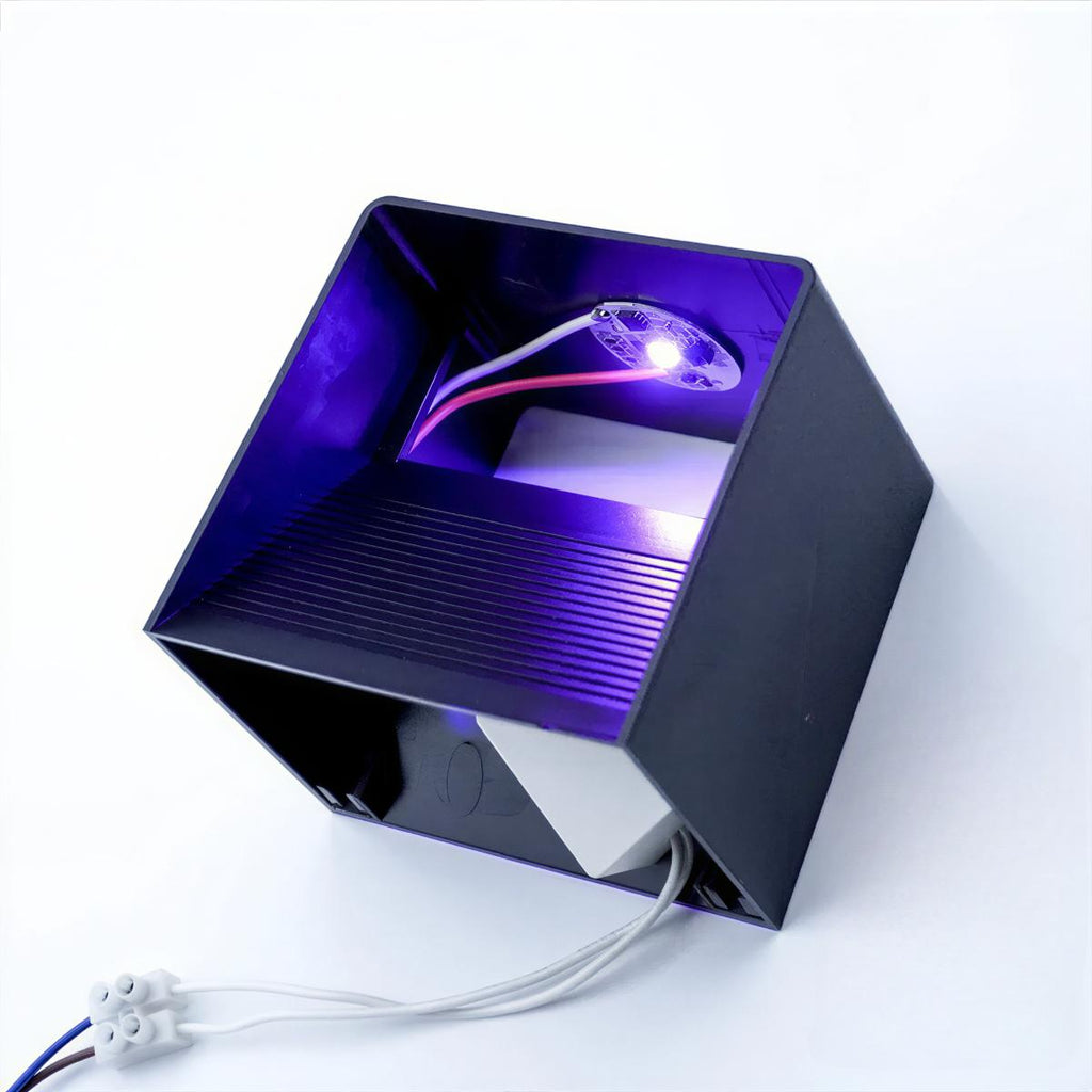 Multi Directional Remote Control Geometric Cube Wall Lamp With Colour Changing