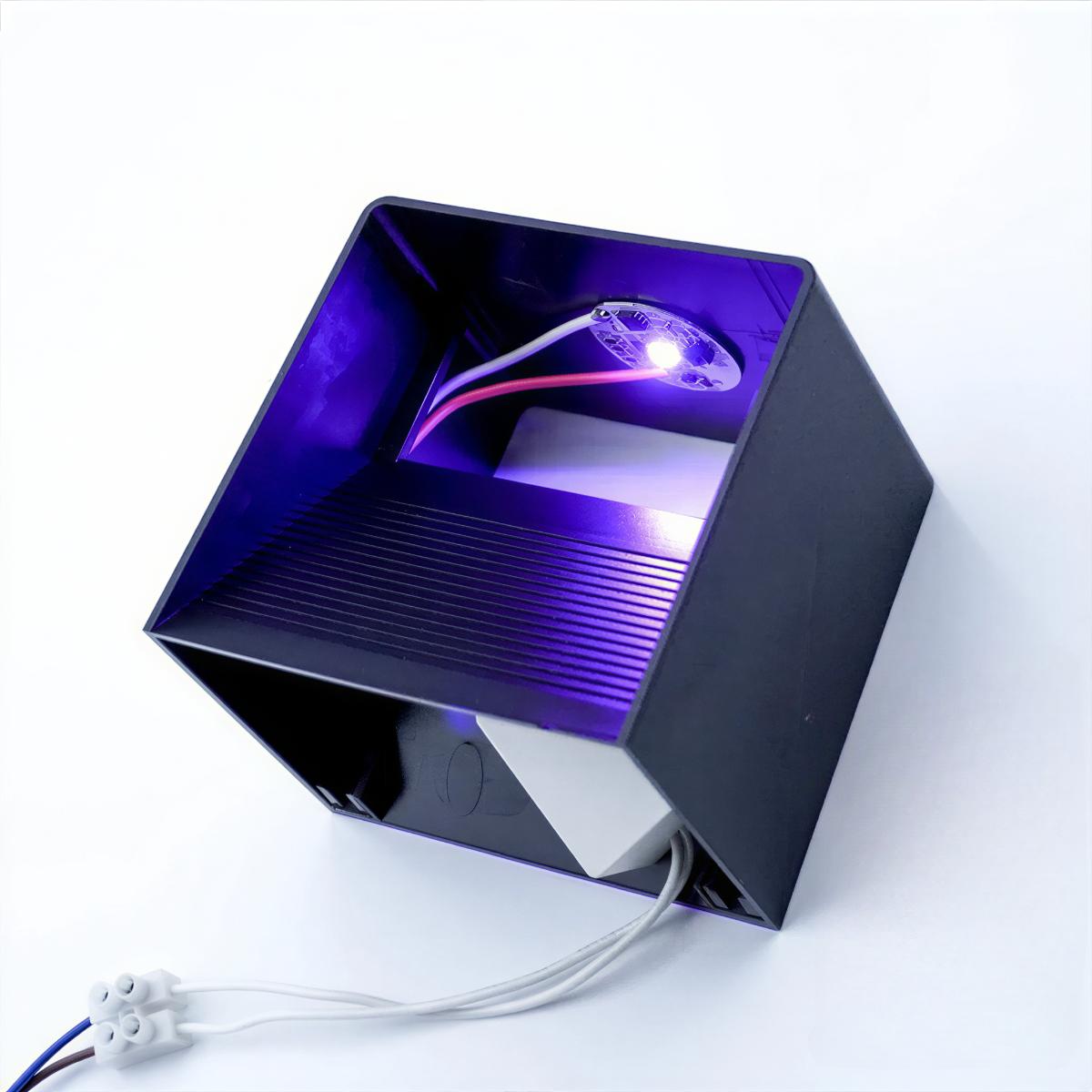 Multi Directional Remote Control Geometric Cube Wall Lamp With Colour Changing