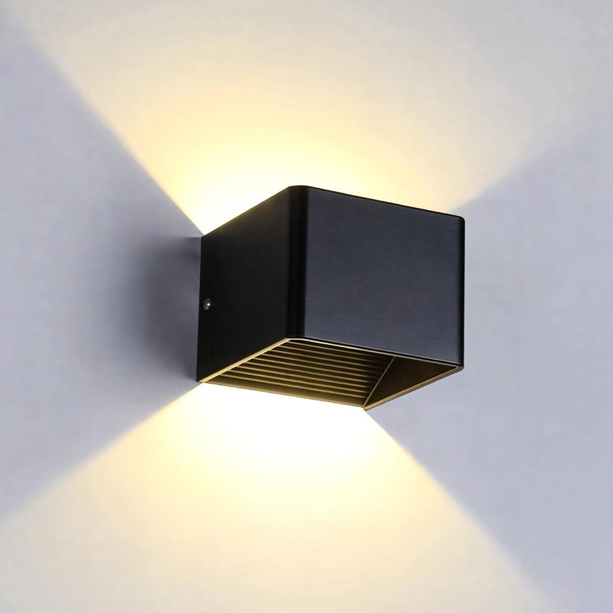 Multi Directional Remote Control Geometric Cube Wall Lamp With Colour Changing