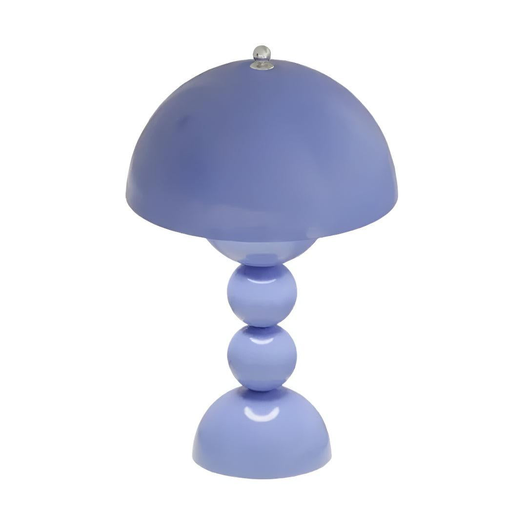 Mushroom Styled Portable Cordless Table Lamp With Minimalist Rechargeable Lighting