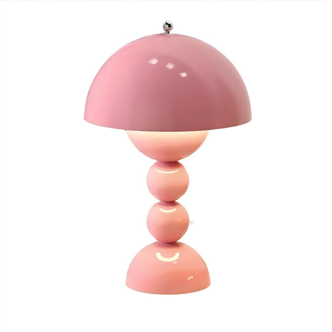 Mushroom Styled Portable Cordless Table Lamp With Minimalist Rechargeable Lighting