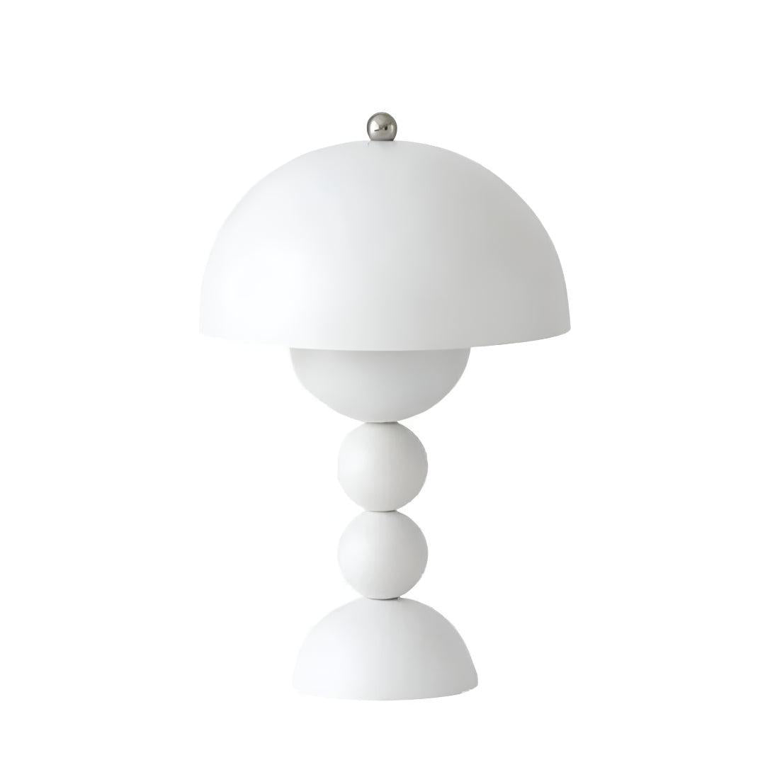 Mushroom Styled Portable Cordless Table Lamp With Minimalist Rechargeable Lighting