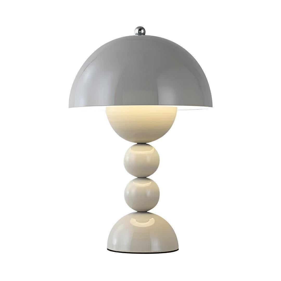 Mushroom Styled Portable Cordless Table Lamp With Minimalist Rechargeable Lighting