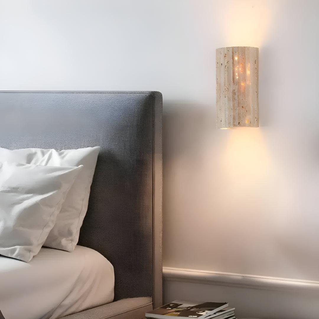 Natural Stone Wall Sconce Light Fixtures With Atmospheric Illumination